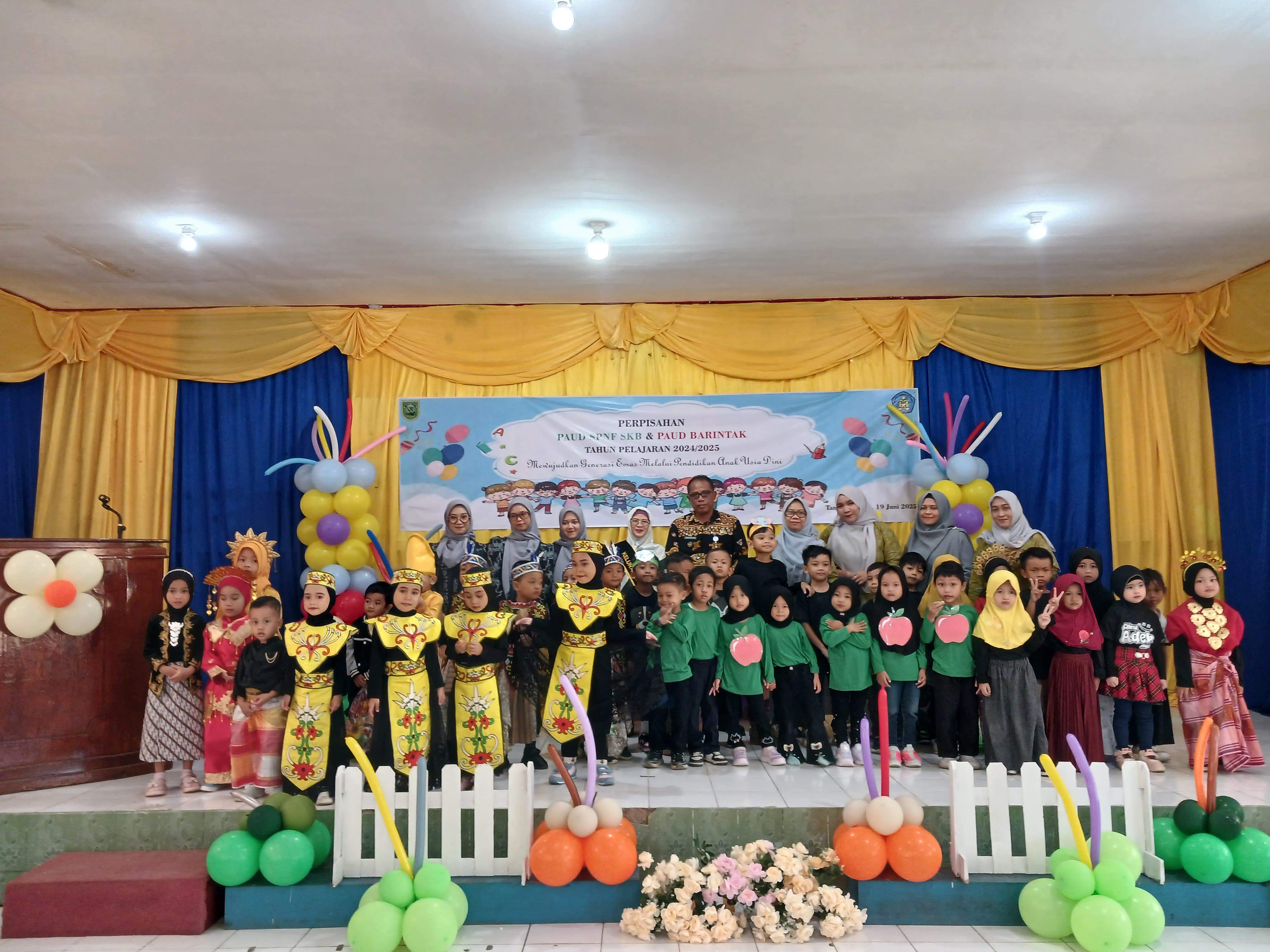PERPISAHAN ANAK DIDIK PAUD UPT SPNF SKB DAN PAUD BARINTAK