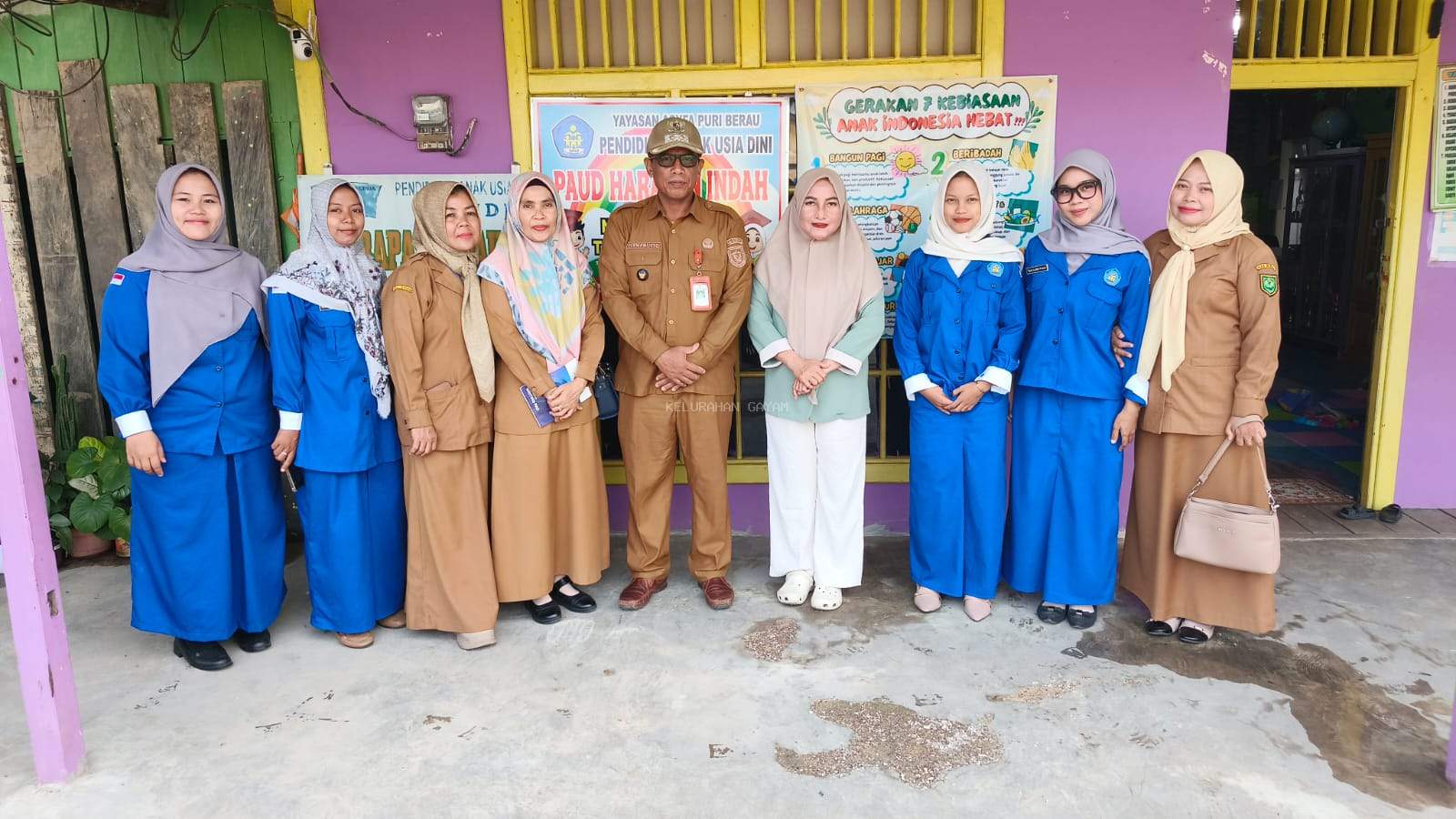 TANGGAP DAN PEDULI, KELURAHAN GAYAM LAKUKAN MONEV DANA RT 50 JUTA DAN MONEV PAUD/TK DI WILAYAH KELURAHAN GAYAM TANJUNG REDEB